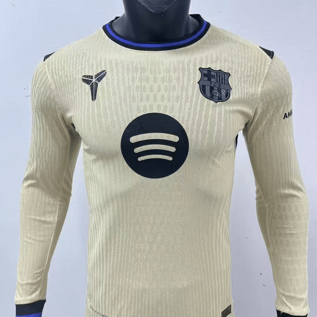Barca 25/26 long sleeve players version away shirt