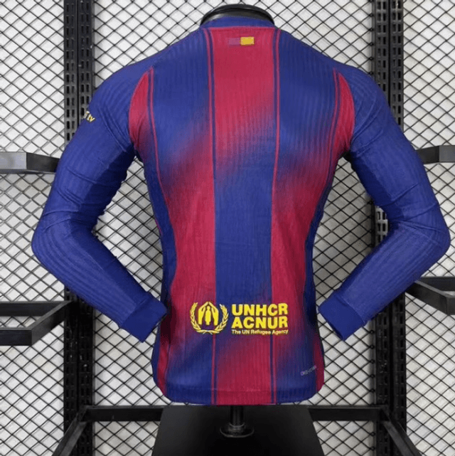Barca 25/26 home shirt long sleeve players version