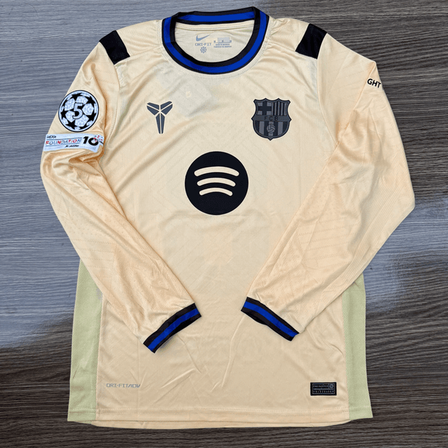 Barca 25/26 fans version away shirt long sleeve 
